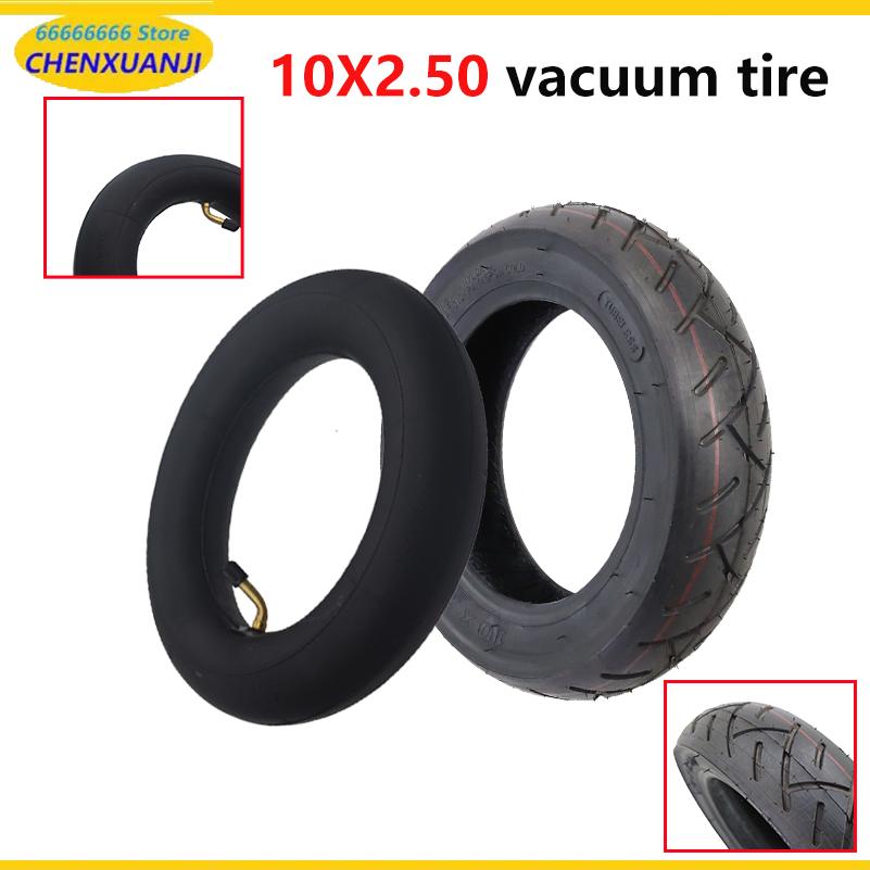 Scooter Tire - 10X2.50の真空タイヤは、乗用車用L9折りたたみ式小型電動スクーターに適しており、厚みが増して爆発防止機能も備えています。