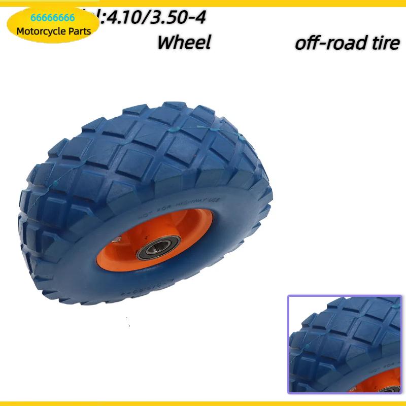 Scooter Tire - 4.10/3.50-4 空気入りタイヤ、10インチ、電動三輪車、トロッコ、スクーター、倉庫用車両用、交換用タイヤ