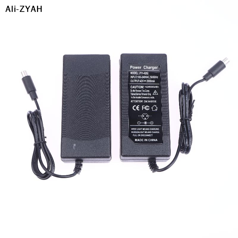 Electric Scooter Charger - 42V 2A 電動スクーターバッテリーアダプター交換用リチウムバッテリースクーター充電器電源 M365 スクーター充電器アクセサリー