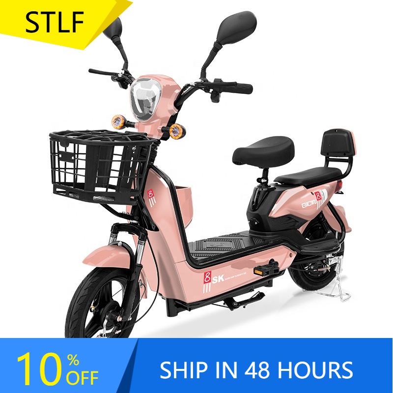 Scooter Electric - YTYIN 350W電動シティバイク スチールフレーム スマート電子制御 48V電動自転車 工場直販