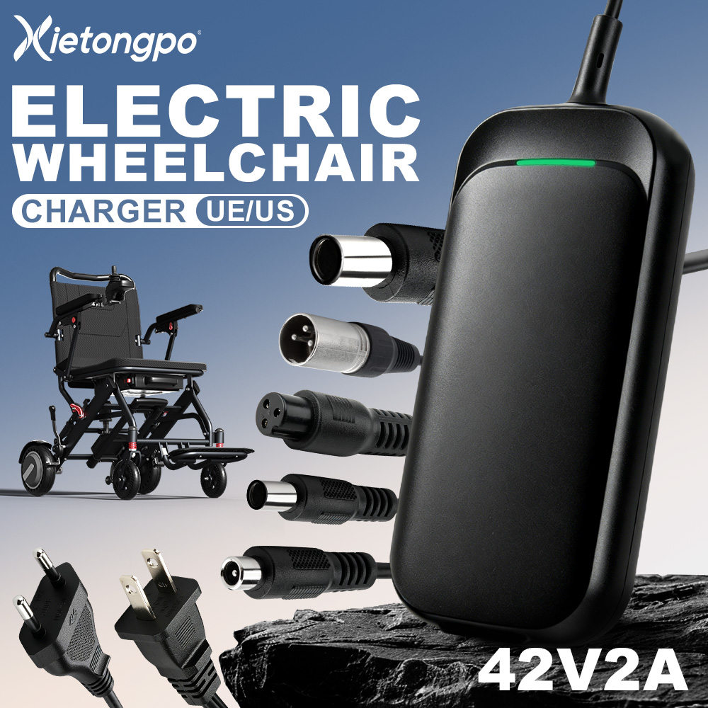Electric Scooter Charger - 42V 2A リチウムバッテリー充電器 10S 36V 電動車椅子用