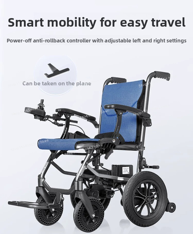 Folding Electric Scooter - 電動車椅子 折りたたみ式 軽量 高齢者向け 超軽量 ポータブル