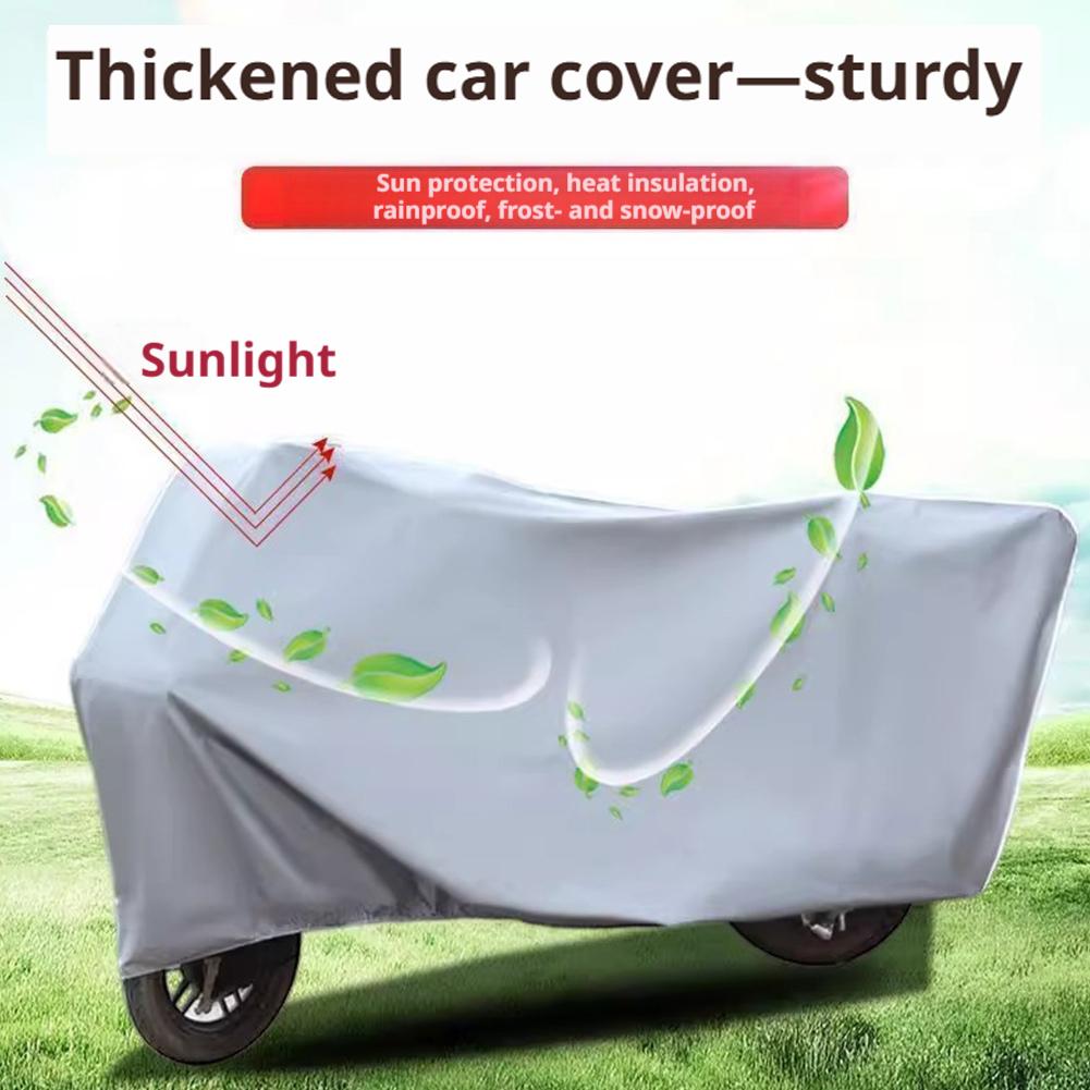 オートバイカバー防水屋外ユニバーサル防雨防雪オートバイダスト - Electric Scooter Rain Cover のレビューと価格
