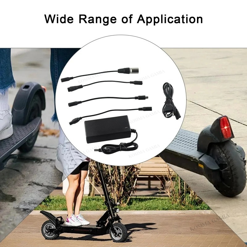 ユニバーサル AC DC 42V 2A 電源アダプタースマー - Scooter Electric のレビューと価格