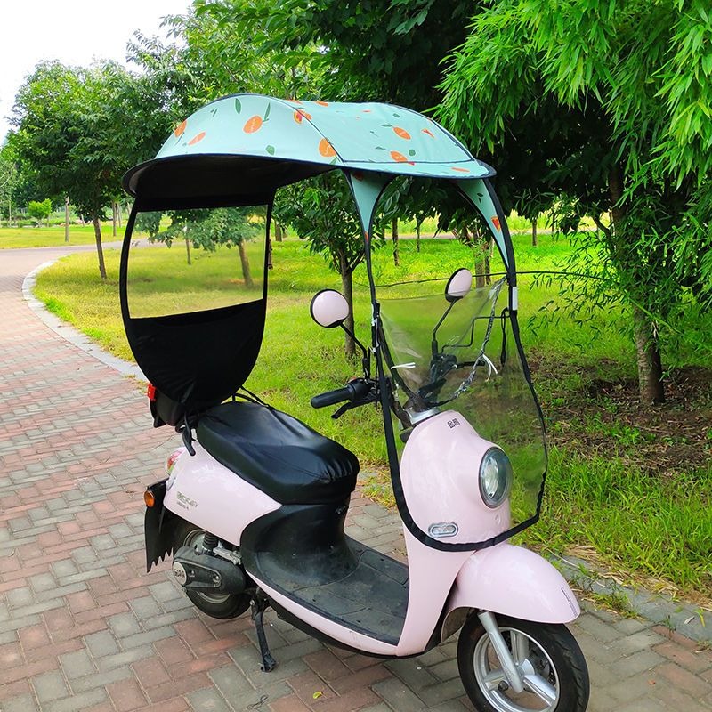 新しい電動スクーター用雨よけ・日よけキャノピー、防水日焼け防 - Electric Scooter Rain Cover のレビューと価格