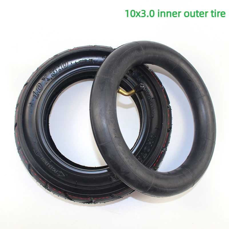 10x3.0 タイヤインナーチューブアウタータイヤ電動スクー - Scooter Tire のレビューと価格