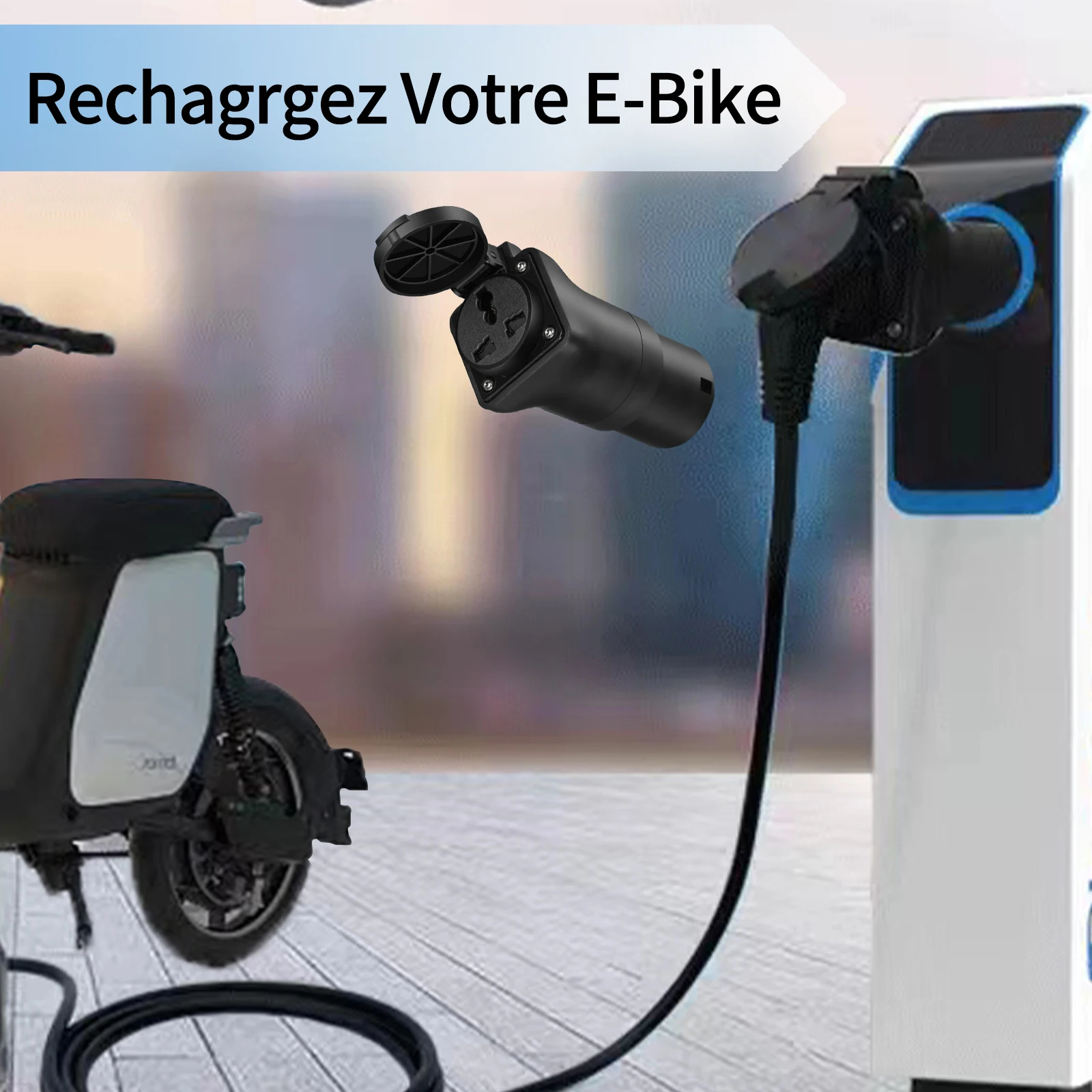 Type2 EV 充電アダプタ EVSE IEC62196  - Electric Scooter Charger のレビューと価格