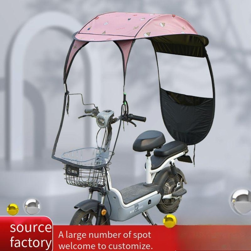 新型コンパクト電動スクーターキャノピー 420Dオックスフォ - Electric Scooter Rain Cover のレビューと価格