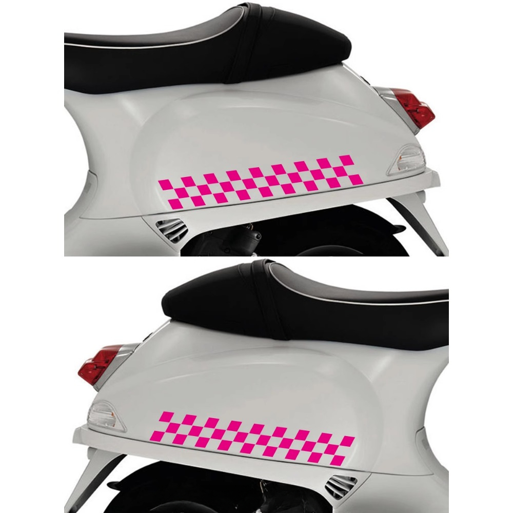 チェック柄のオートバイの旗,日曜大工,オートバイ,ボディ,ヘ - Scooter Helmet Set のレビューと価格