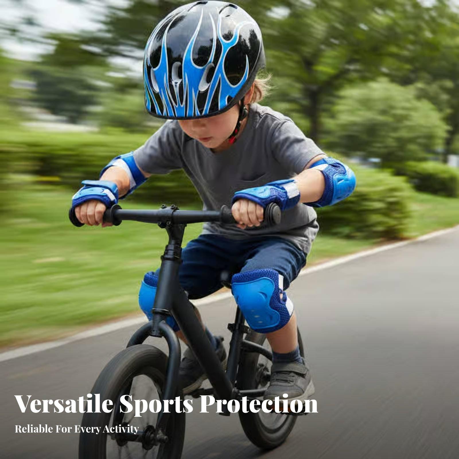 子供用ヘルメットと膝肘手首保護具セット 多目的フォームパッド - Scooter Helmet Set のレビューと価格